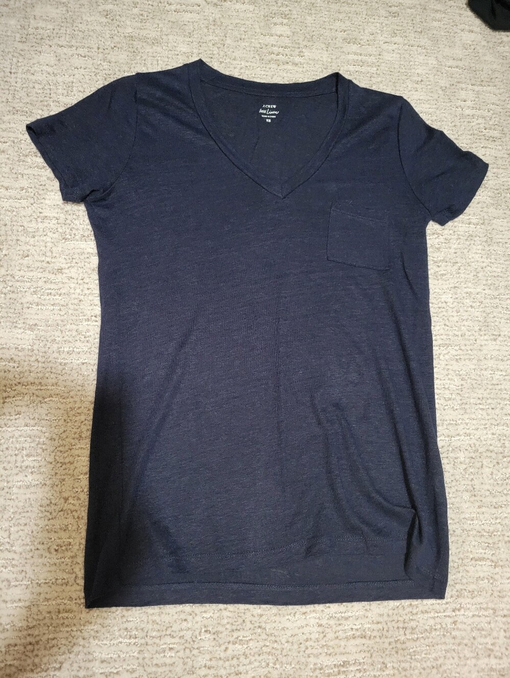 J.Crew Linen V-neck Tee